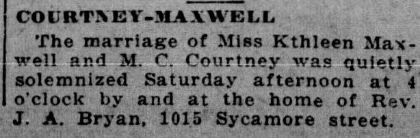 Kathleen Maxwell-M.C. Courtney